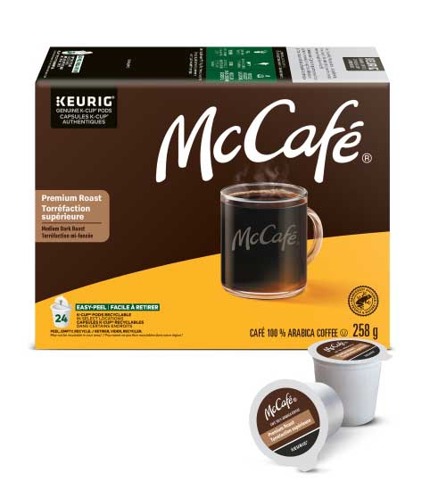 McCafé Torréfaction supérieure mi-foncée Capsules K-Cup®