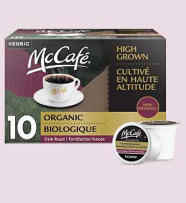 McCafé Café biologique de haute altitude