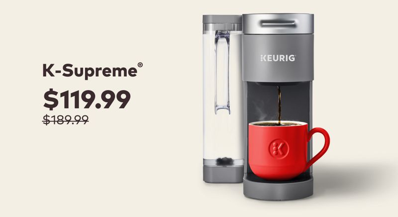 Save on Keurig® coffee makers