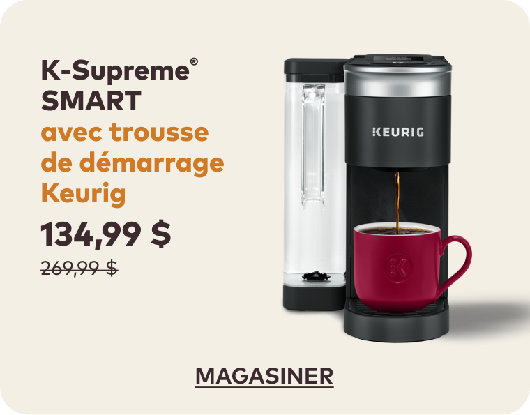 Cafetière une tasse à la fois Keurig® K-Supreme ® SMART