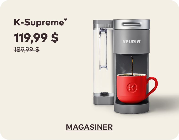 Cafetière une tasse à la fois Keurig® K-Supreme®
