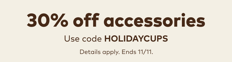 20% off all accessories - use code 102926