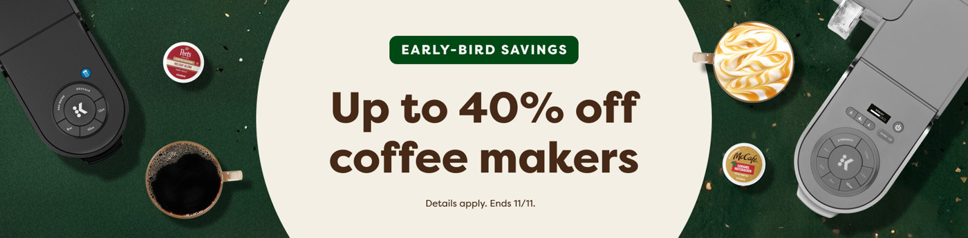 up to 30% off keurig coffee makers