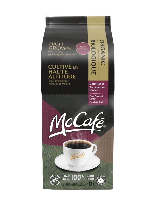 McCafé High Grown Organic Dark Roast Fine Ground Coffee