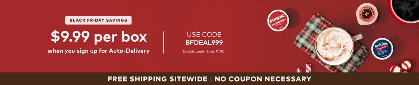 $9.99 for your first auto-delivery order