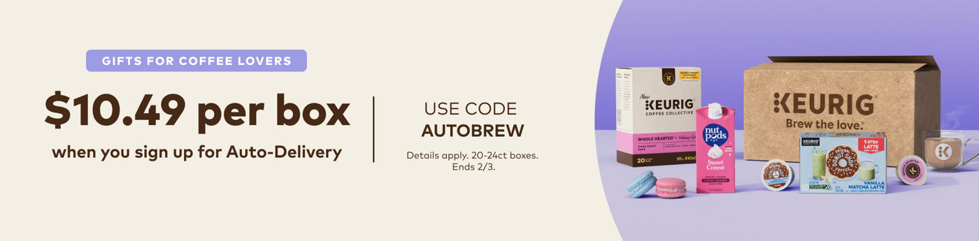 $10.99 for your first auto-delivery order