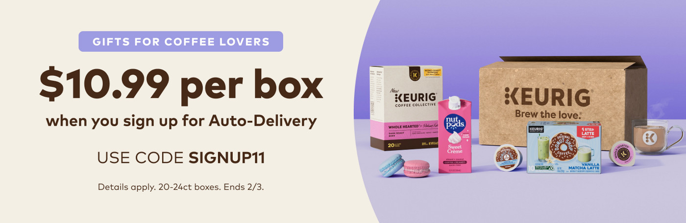 $10.99 for your first auto-delivery order