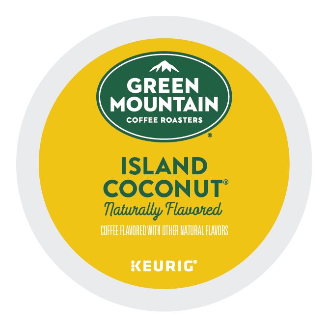 Green Mountain Coffee Roasters K-Cup Island Coconut Coffee Green Mountain Coffee Roasters K-Cup Island Coconut Coffee