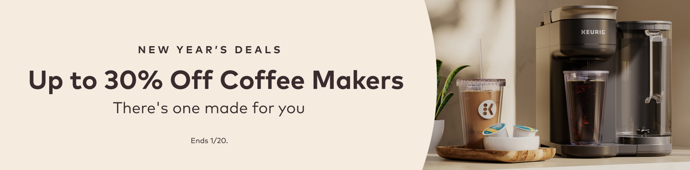 up to 40% off coffee makers