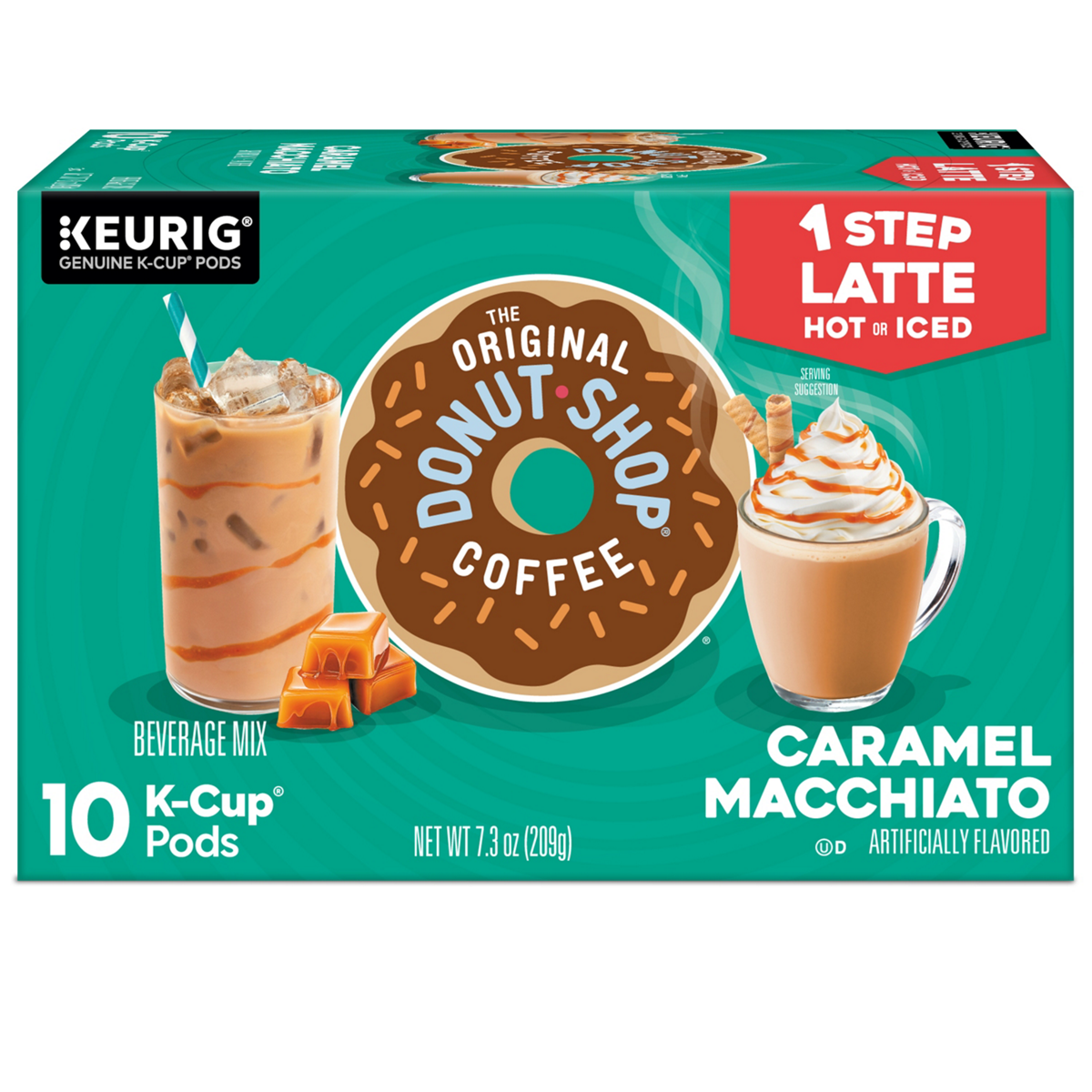 The Original Donut Shop The Original Donut Shop One Step Latte Caramel Macchiato K-Cup Pods — product image