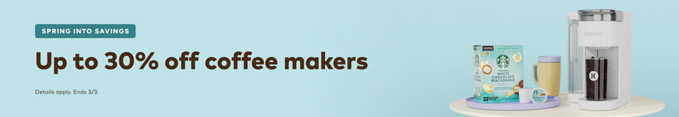 $10.99 per box of K-Cup® pods when you sign up for Auto-Delivery