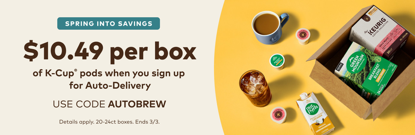 $9.99 for your first auto-delivery order