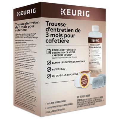 Trousse d'entretien de 3 mois pour cafetière de Keurig® 
