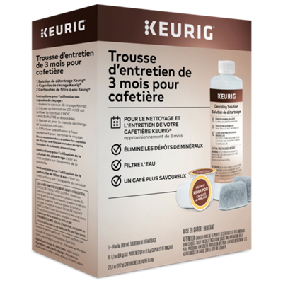 Trousse d'entretien de 3 mois pour cafetière de Keurig®