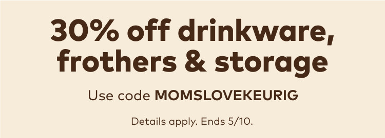 up to 30% off keurig accessories with code 42826