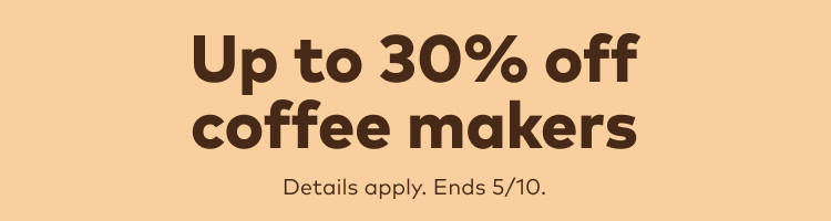 up to 30% off keurig coffee makers