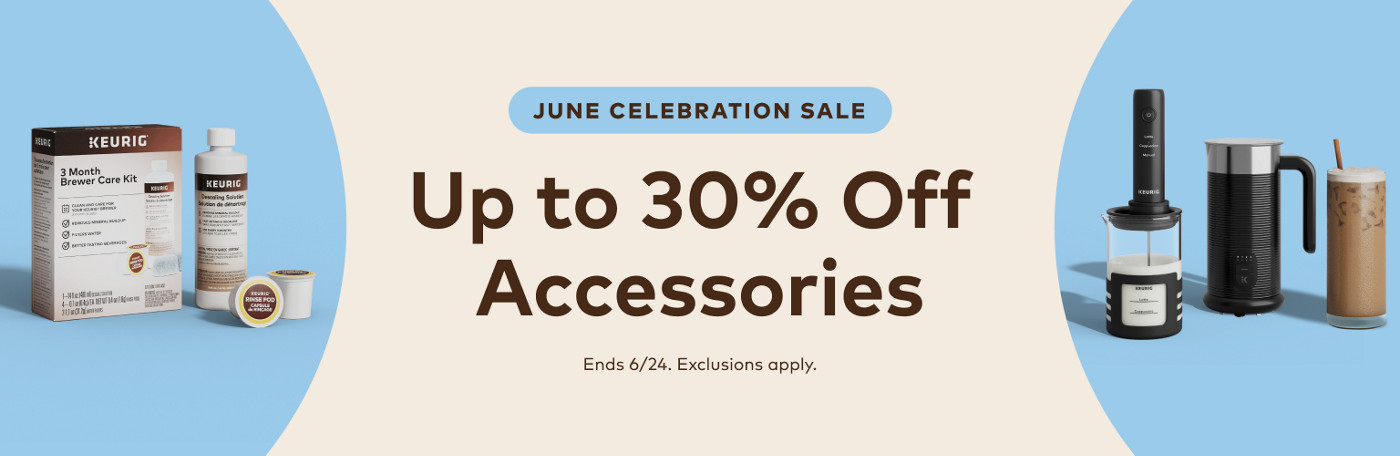 up to 30% off keurig accessories