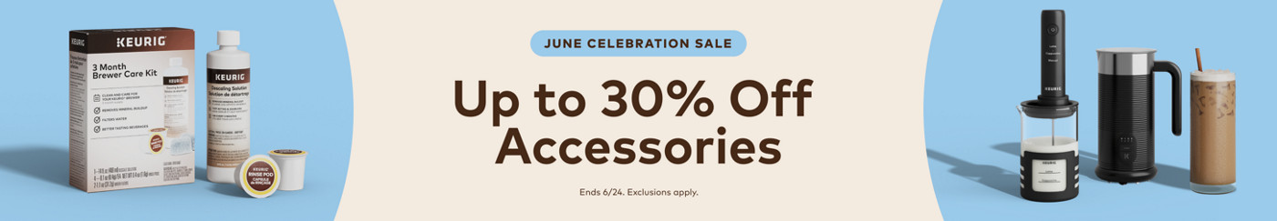 up to 30% off keurig accessories