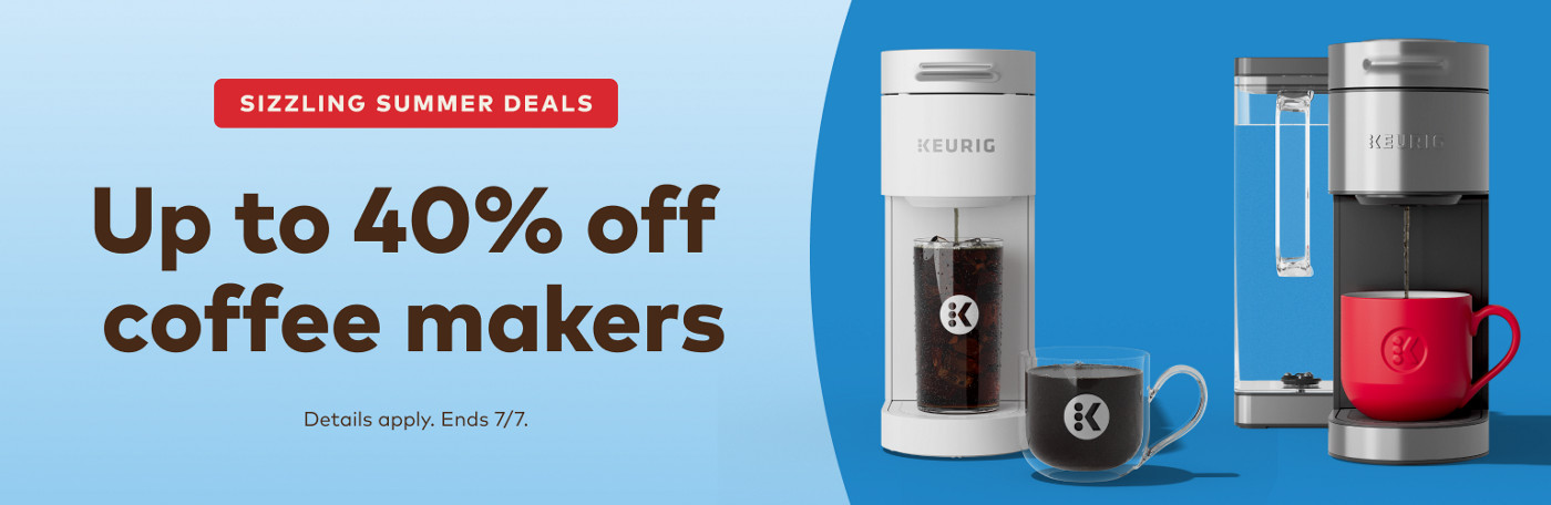 up to 30% off keurig coffee makers