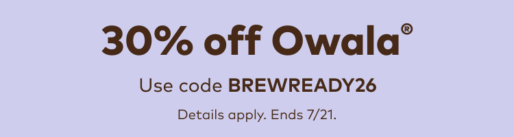 25% off all accessories - use code BREWREADY26