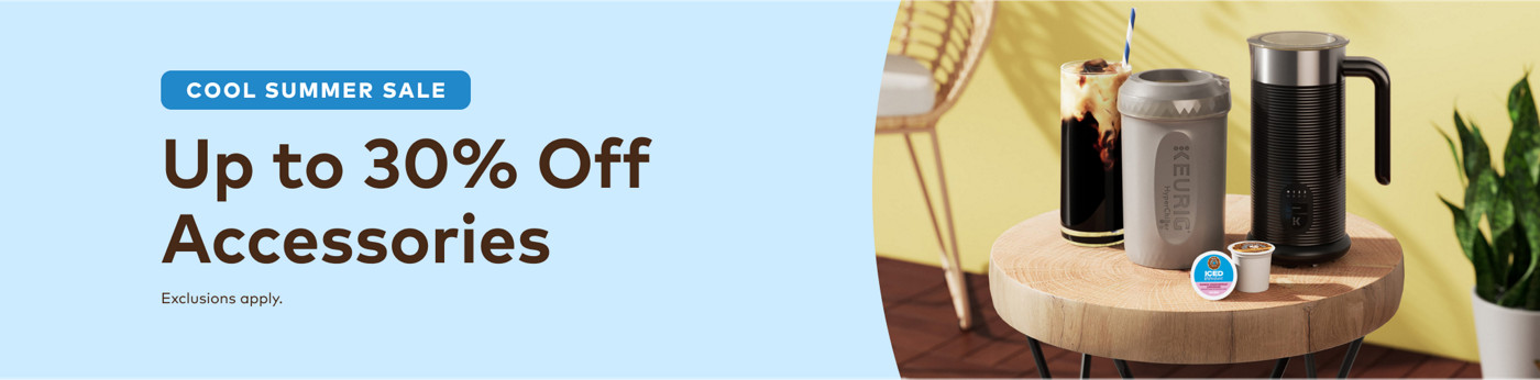 up to 30% off keurig accessories