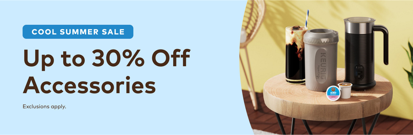 up to 30% off keurig accessories