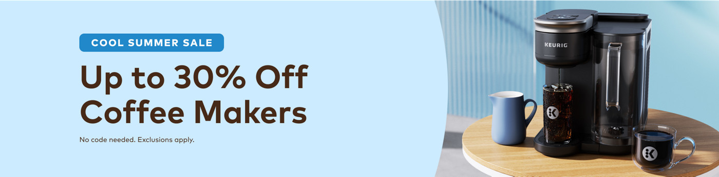 up to 30% off keurig coffee makers for this president's day