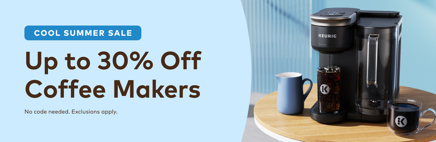 up to 30% off keurig coffee makers for this president's day
