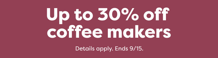 up to 30% off keurig coffee makers