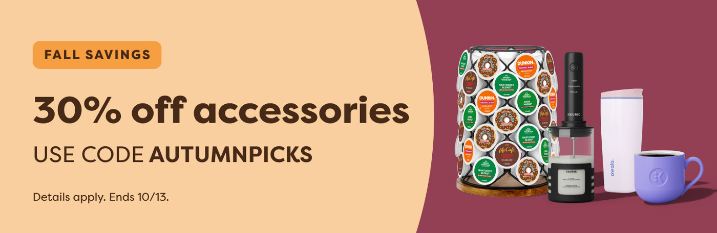 20% off all accessories - use code AUTUMNPICKS