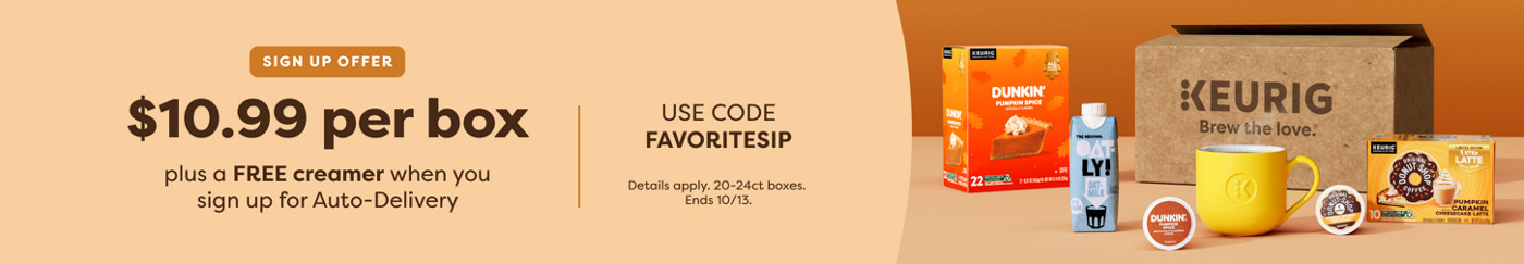 *$10.99 per box when you sign up for Auto-Delivery - use code FAVORITESIP
