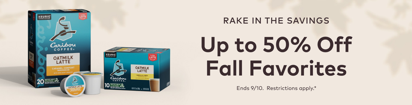 up to 50% off fall favorites