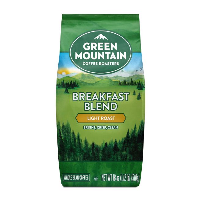 Breakfast Blend Whole Bean Coffee, 18 oz Bag Breakfast Blend Whole Bean Coffee, 18 oz Bag