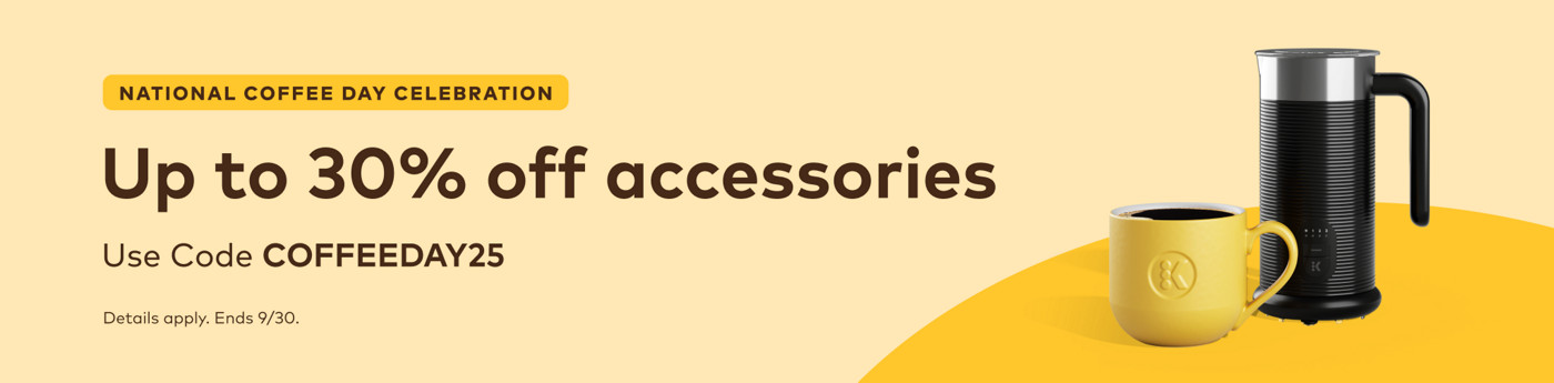 up to 30% off keurig accessories