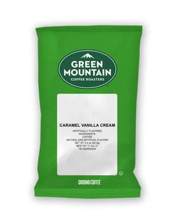 Caramel Vanilla Cream Fractional Pack Green Mountain Coffee Roasters