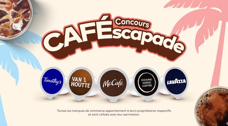 Concours CAFÉscapade - 25 000 $ EN PRIX QUOTIDIENS À GAGNER*! + UNE ESCAPADE TROPICALE