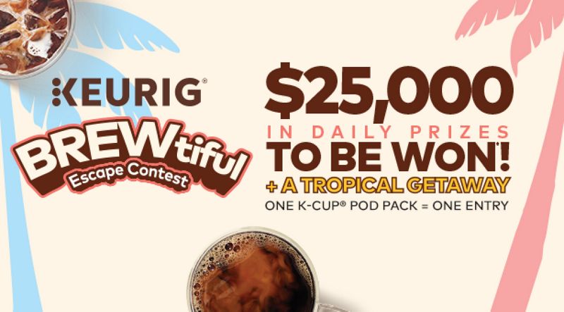 BREWtiful Escape Contest - $25,000 IN DAILY PRIZES TO BE WON*! + A TROPICAL GETAWAY