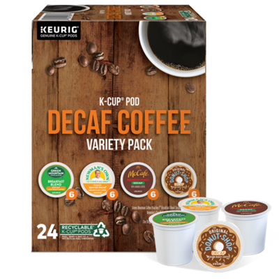 k cups decaf flavored variety