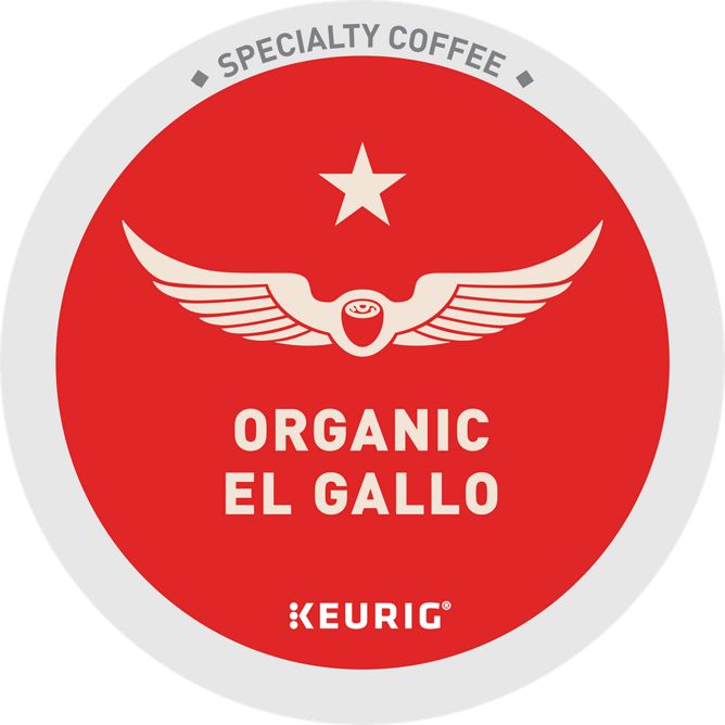 El Gallo Organic Coffee K-Cups, Light Roast, 20/Box El Gallo Organic Coffee K-Cups, Light Roast, 20/Box