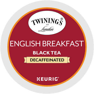 Twinings of London English Breakfast Tea 12 K-cups. (Pack of 6)