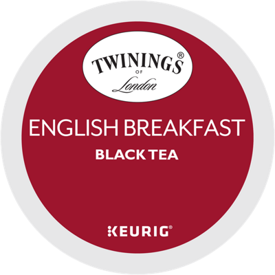 Keurig K-Mini - Cafetera de una sola porción con cápsulas Twinings of  London English Breakfast Tea K-Cup, 24 unidades