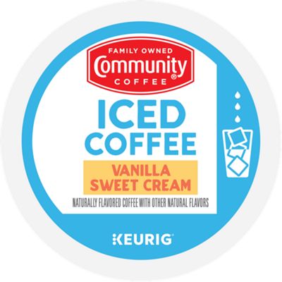 Iced Vanilla Sweet Cream Coffee