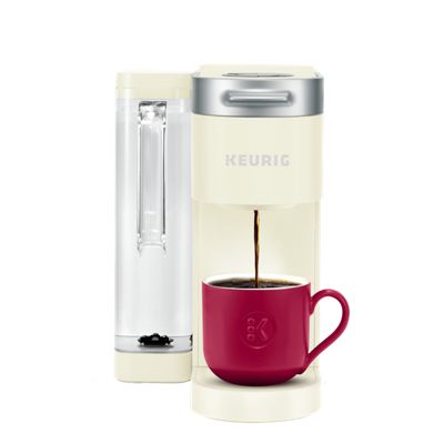 Keurig® K-Supreme - Cafetera de cápsulas K-Cup de una sola porción (negro)  + filtro universal reutilizable My K-Cup (gris)