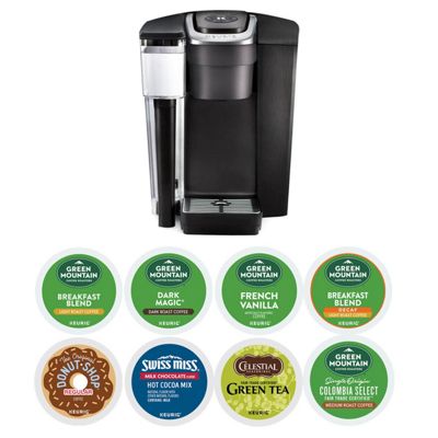 Keurig K1500 Bundle With 8 Sleeves Of K Cup Pods - Office Depot