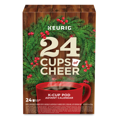 Keurig® 24 Cups of Cheer K-Cup® Pod Advent Calendar