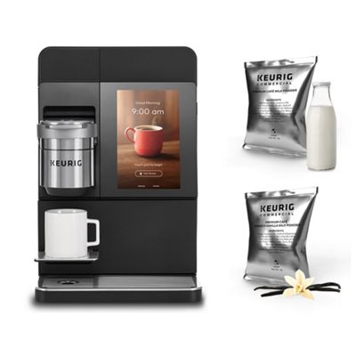 Keurig K-4500 Plumbed Single Serve Pod Cafe System with 2 Powder