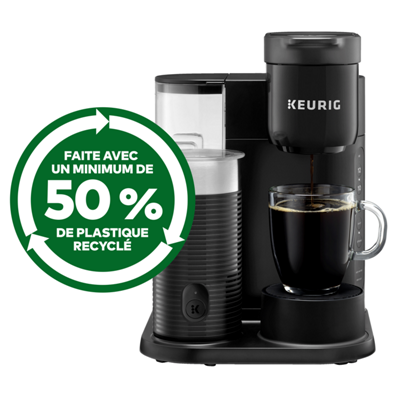 Cafetière et machine à latte et cappuccino une tasse à la fois Keurig®  K-Café Essentials®