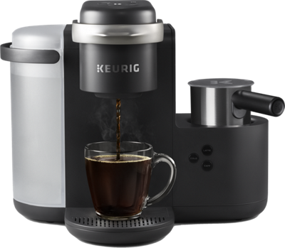 Cafetière et machine à latte et cappuccino une tasse à la fois Keurig® K-Café®