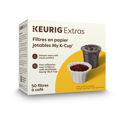 Filtres en papier jetables pour Keurig® My K-Cup