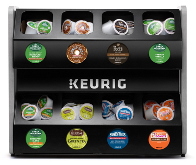 Keurig Keurig Premium 8-Sleeve K-Cup Pod Merchandiser Storage Rack with Name Cards 
